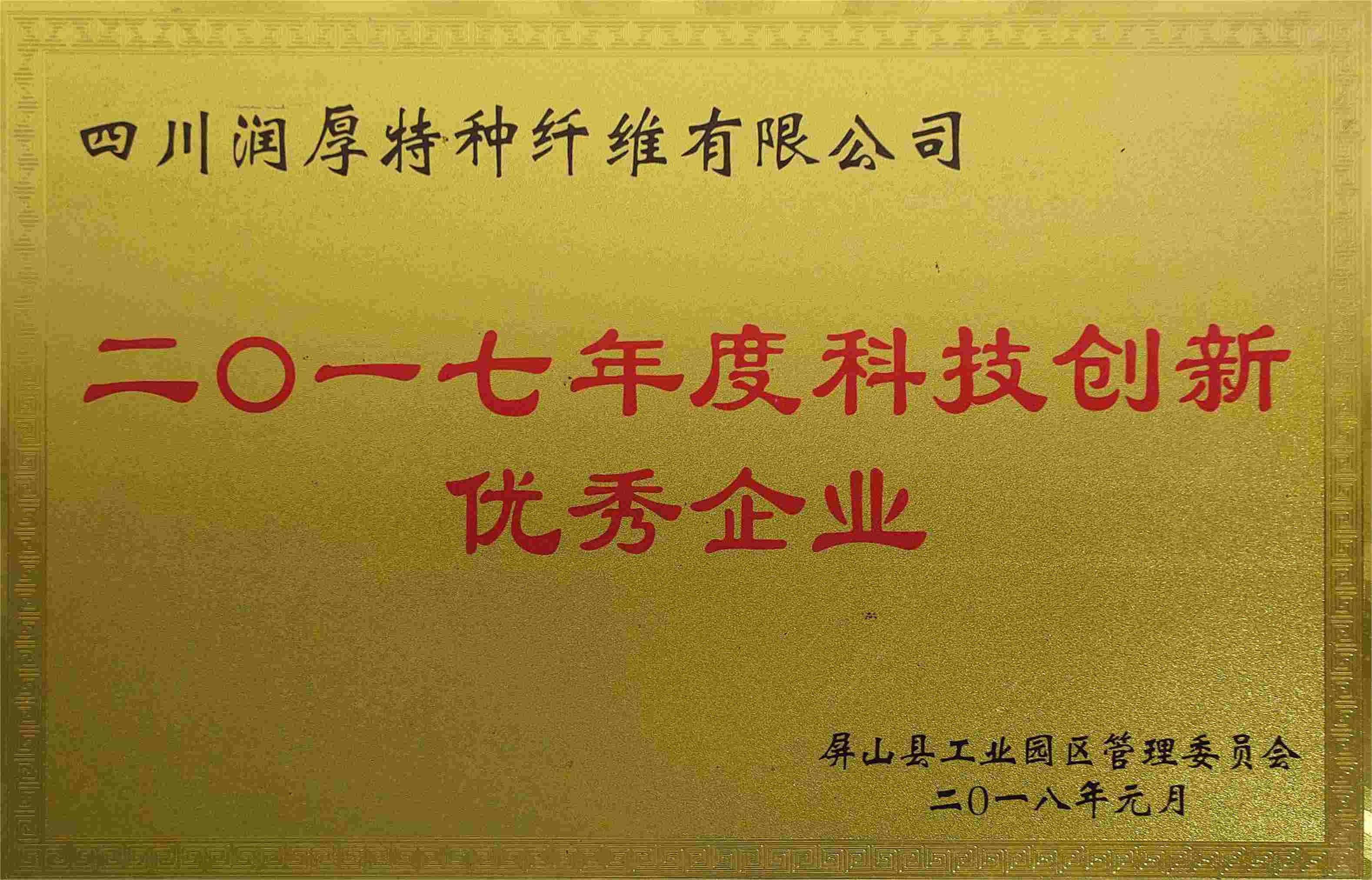 Excellent Enterprise of Science and Technology Innovation